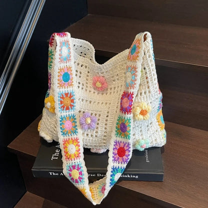Crochet tote styling